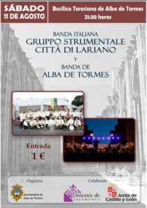 Alba de Tormes Gruppo Strumentale Città di Lariano + Banda de Música Alba de Tormes Agosto 2018