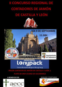 Ferias y Fiestas 2018 II Concurso Regional de Cortadores de Jamón Salamanca Septiembre
