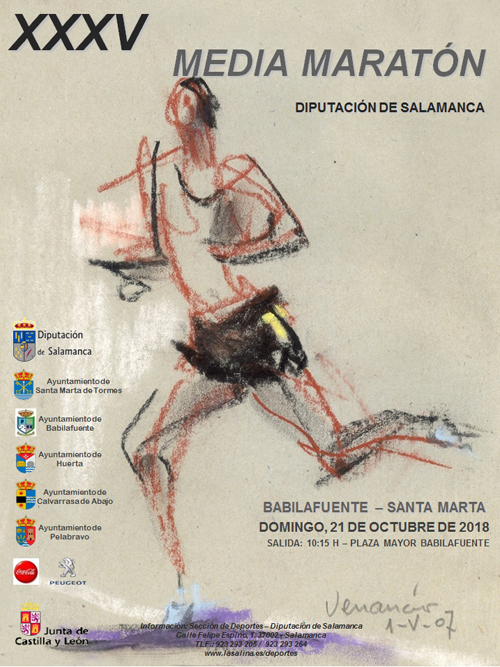 Babilafuente XXXV Media Maratón Diputación de Salamanca Octubre 2018