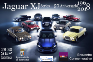 Museo de Historia de la Automoción de Salamanca MHAS Encuentro Conmemorativo 50 Aniversario Jaguar XJ Series Septiembre 2018