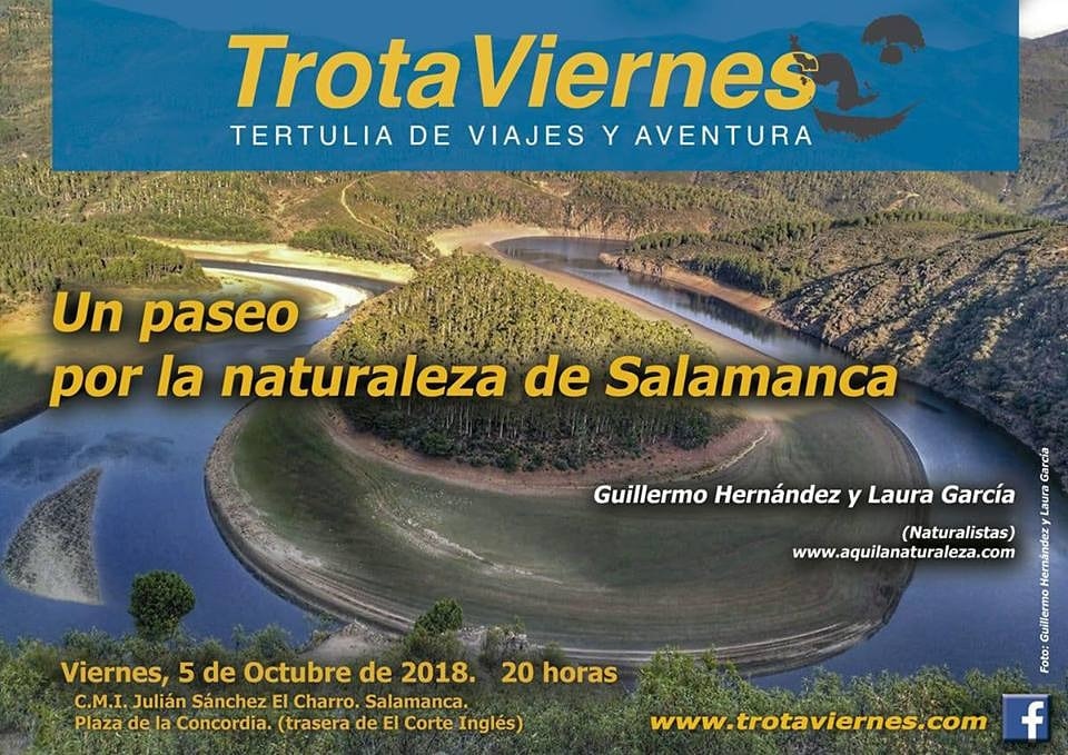 Julián Sánchez El Charro Trotaviernes Un paseo por la naturaleza de Salamanca Octubre 2018