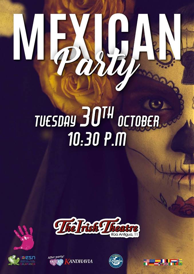 The Irish Theatre Mexican Party Salamanca Octubre 2018