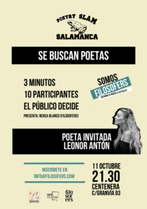 Centenera Poetry Slam Salamanca Octubre 2018
