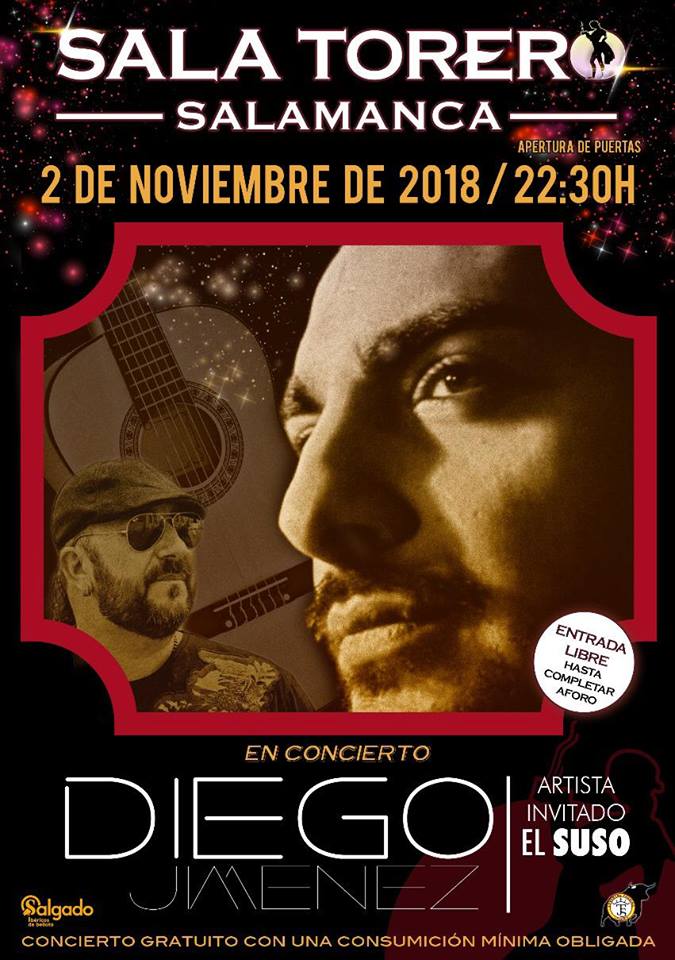 Sala Torero Diego Jiménez + El Suso Salamanca Noviembre 2018