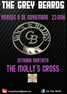 The Molly's Cross The Grey Beards Salamanca Noviembre 2018