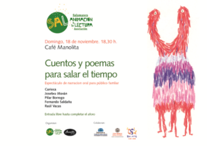 Manolita Café Bar Cuentos y poemas para salar el tiempo Salamanca Noviembre 2018