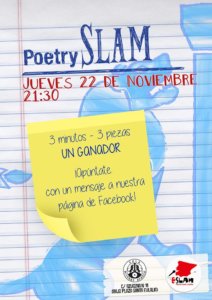 Sala Micenas II Poetry Slam Salamanca Noviembre 2018
