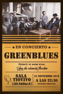 Sala Torero Greenblues Salamanca Noviembre 2018