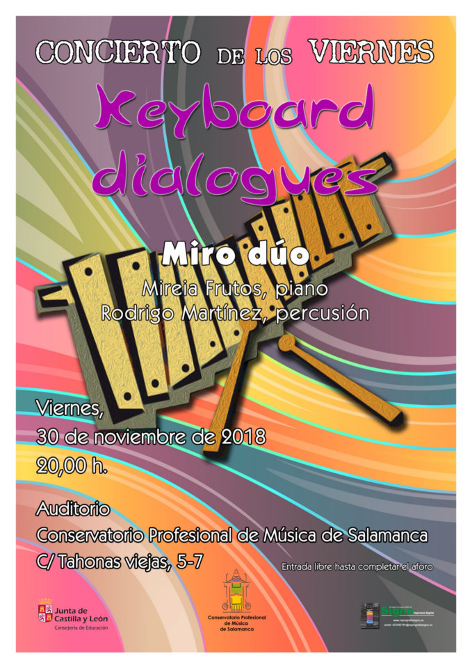 Conservatorio Profesional de Música de Salamanca Keyboard dialogues Noviembre 2018