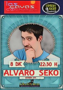 Las Cavas del Champán Álvaro Seko Comedy Night Salamanca Diciembre 2018