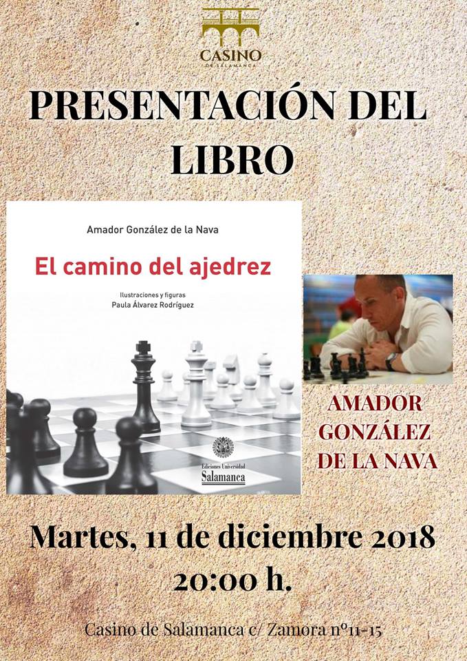 Casino de Salamanca El camino del ajedrez Diciembre 2018