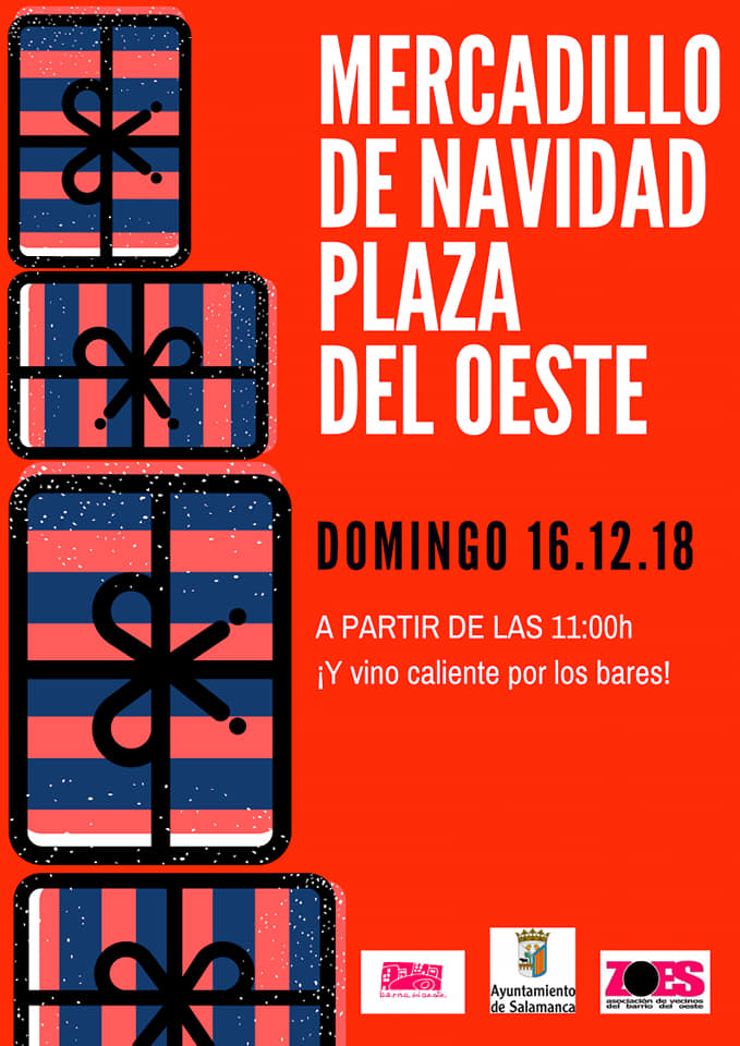 Plaza del Oeste Mercadillo Navideño Salamanca Diciembre 2018