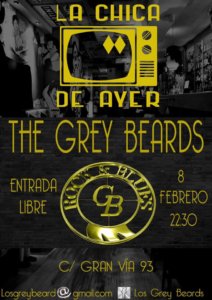 La Chica de Ayer The Grey Beards Salamanca Febrero 2019