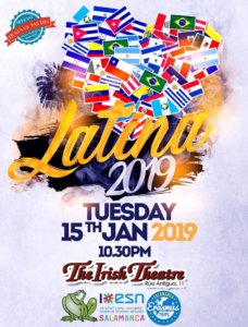 The Irish Theatre Fiesta Latina Salamanca Enero 2019