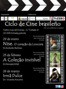 Aula Teatro Juan del Enzina Ciclo de Cine Brasileño Salamanca Enero febrero marzo 2019