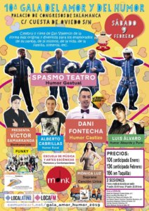 Palacio de Congresos y Exposiciones Gala del Amor y del Humor Salamanca Febrero 2019