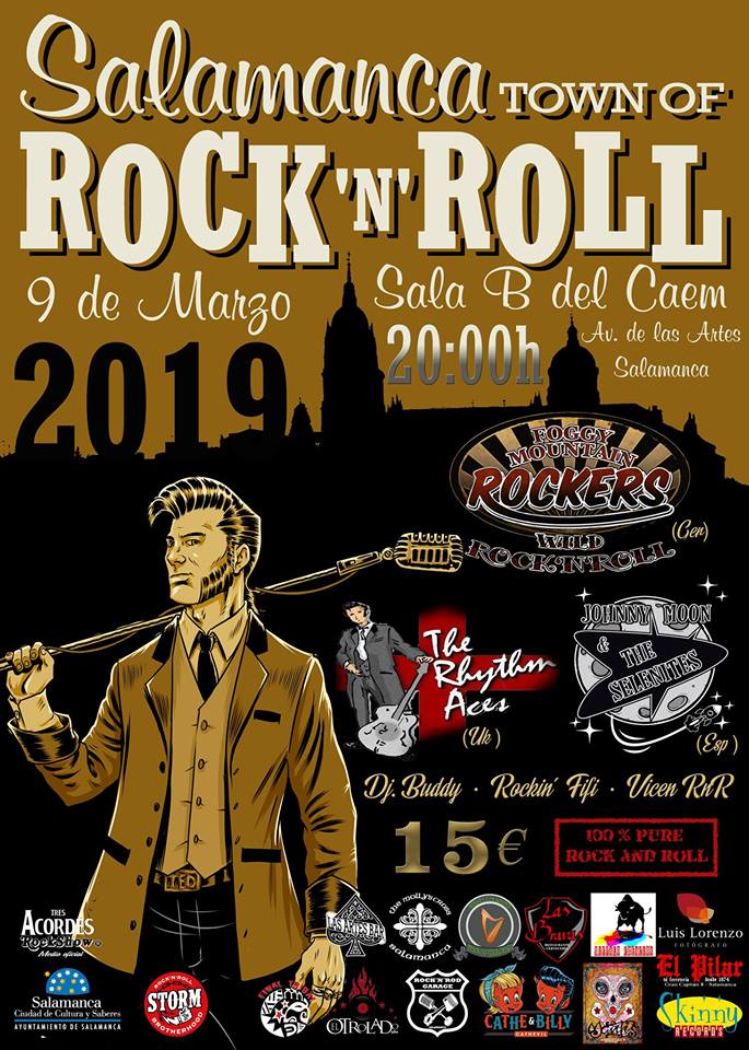 Centro de las Artes Escénicas y de la Música CAEM Salamanca Town of Rock'n'roll 2019 Conciertos Sala B Marzo