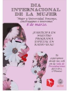 Edificio I+D+ i Día Internacional de la Mujer Radio USAL Salamanca Marzo 2019
