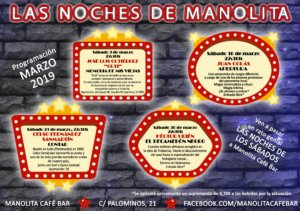 Manolita Café Bar Las noches de Manolita Salamanca Marzo 2019