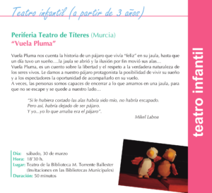 Torrente Ballester Periferia Teatro de Títeres Salamanca Marzo 2019