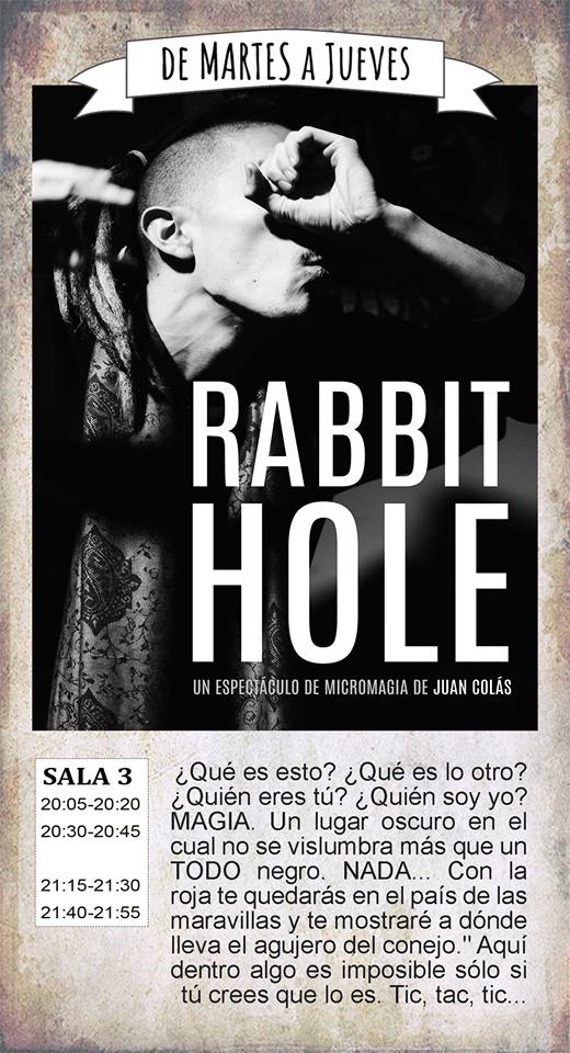 La Malhablada Rabbit hole Salamanca Abril 2019