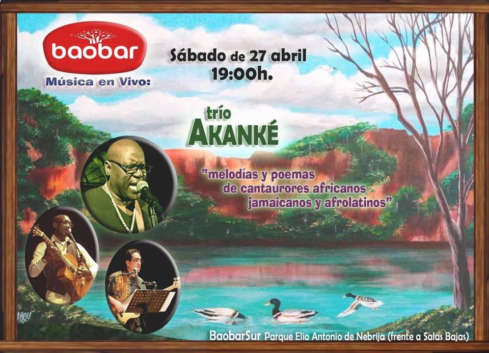 Baobar Trío Akanké Salamanca Abril 2019