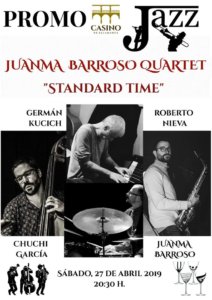 Casino de Salamanca Juanma Barroso Quartet Abril 2019