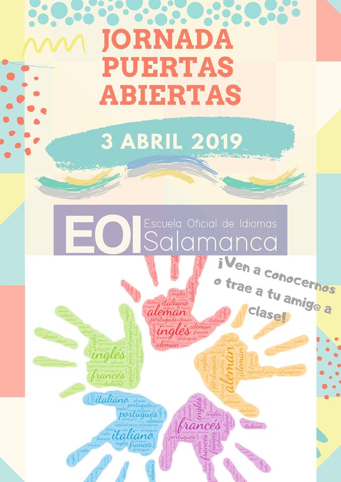 Escuela Oficial de Idiomas Jornada de Puertas Abiertas Salamanca Abril 2019