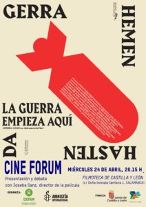 Filmoteca de Castilla y León Ciclo Sociedad solidaria y cine Salamanca Abril 2019