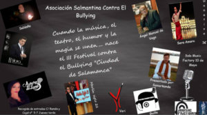 Music Factory III Festival contra el Bullying Salamanca Mayo 2019