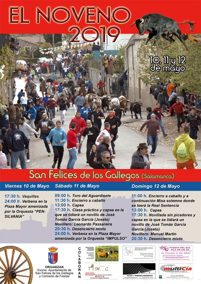 San Felices de los Gallegos Fiestas de El Noveno Mayo 2019