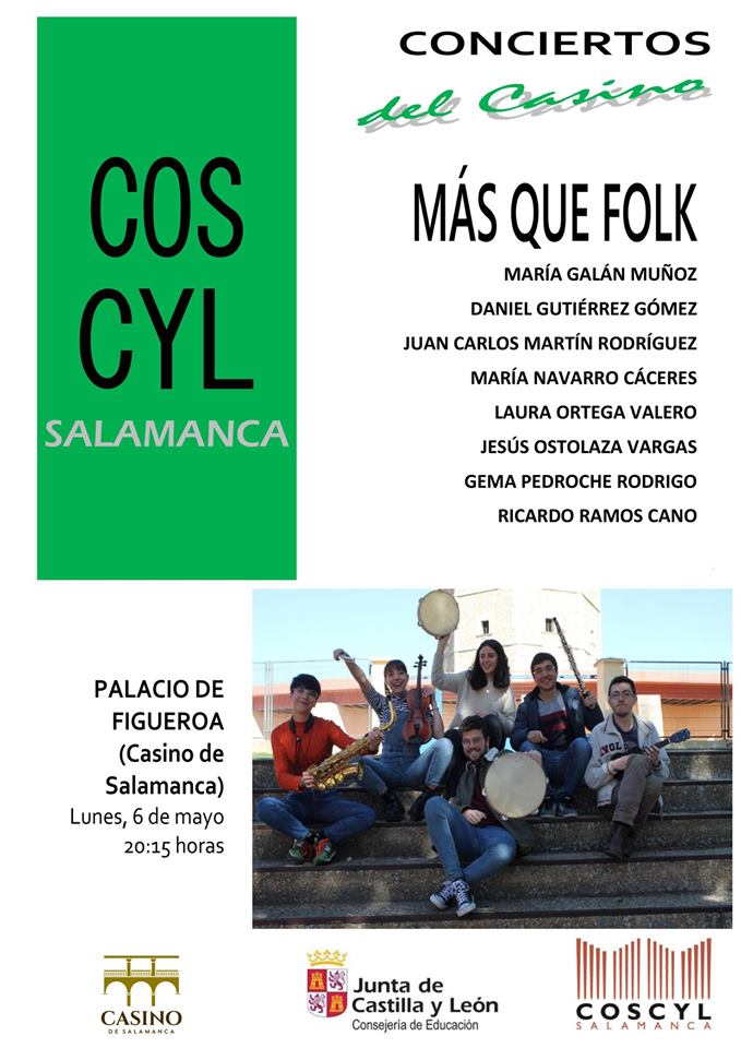 Casino de Salamanca Más que Folk Mayo 2019