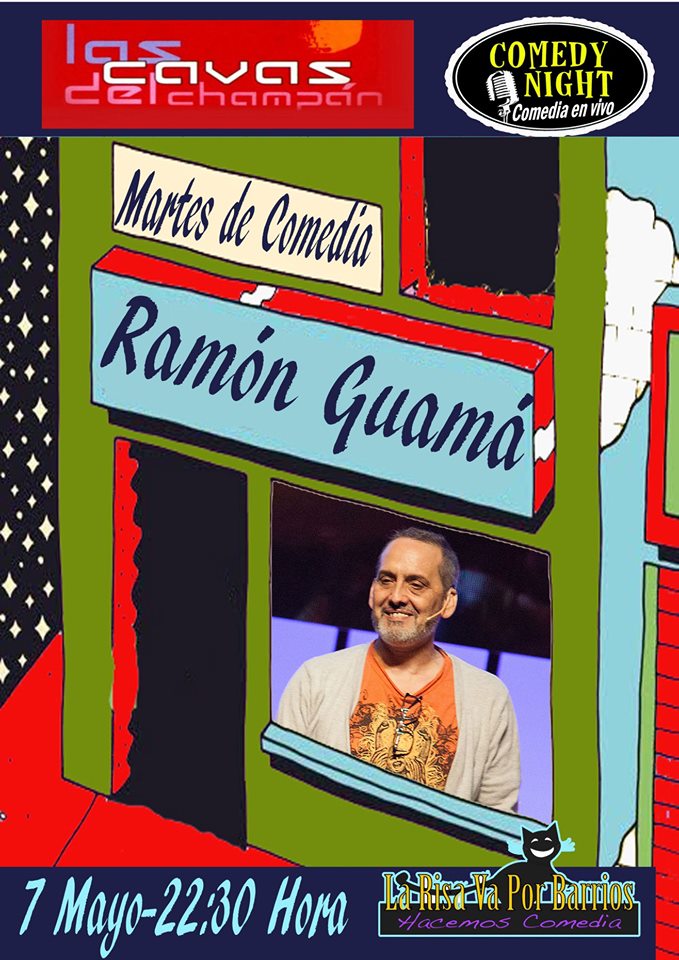 Las Cavas del Champán Ramón Guamá Comedy Night Salamanca Mayo 2019