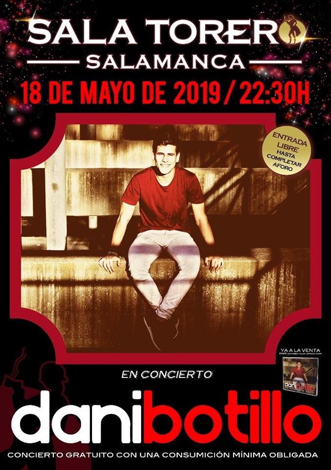 Sala Torero Dani Botillo Salamanca Mayo 2019