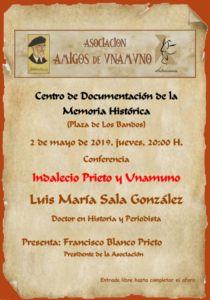 Centro Documental de la Memoria Histórica CDMH Luis María Sala González Salamanca Mayo 2019