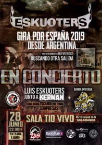 Tío Vivo Eskuoters & Kerman + ¡Con Un Par! Salamanca Junio 2019