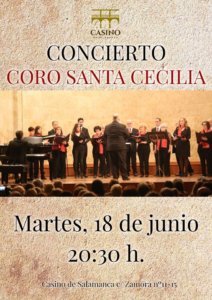 Casino de Salamanca Coro Santa Cecilia Junio 2019