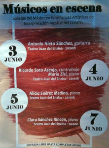 Aula Teatro Juan del Enzina Música en Escena Salamanca Junio 2019