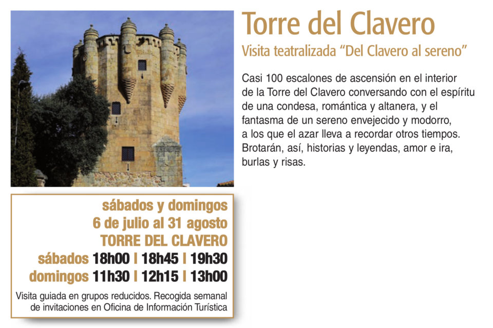 Torre del Clavero Plazas y Patios 2019 Salamanca Julio agosto