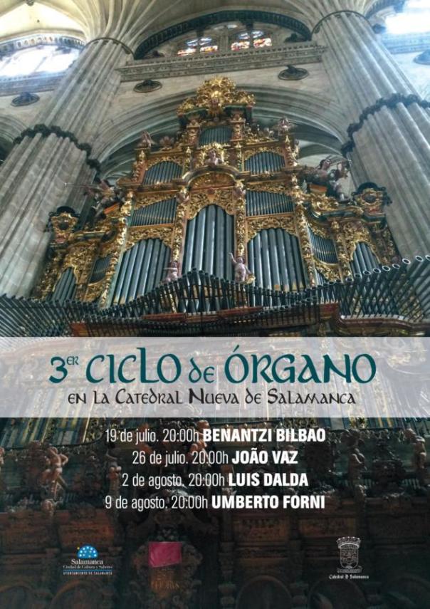 Catedral Nueva III Ciclo de Órgano Salamanca Julio 2019