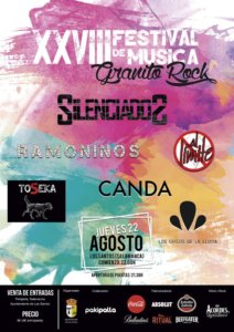 Los Santos XXVIII Festival de Música Granito Rock Agosto 2019