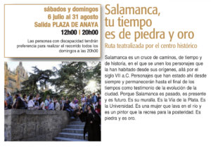 Plaza de Anaya Salamanca, tu tiempo es de piedra y oro Plazas y Patios 2019 Julio agosto