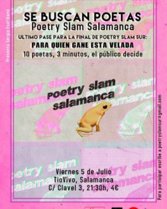 Tío Vivo Poetry Slam Salamanca Julio 2019