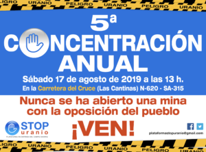 La Fuente de San Esteban V Concentración Anual Stop Uranio Agosto 2019