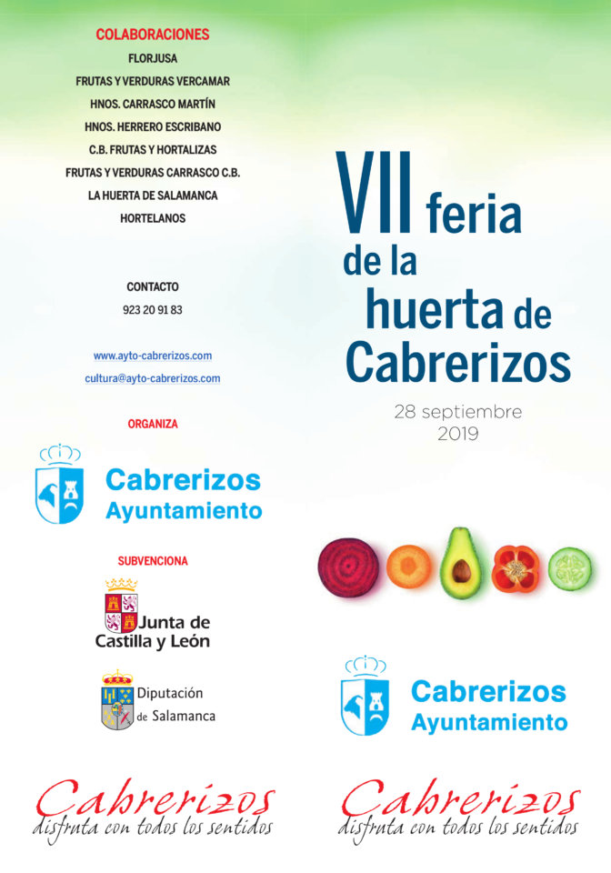 Cabrerizos VII Feria de la Huerta Septiembre 2019