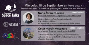 Julián Sánchez El Charro OSAE Eusopean Space Talks Salamanca Septiembre 2019