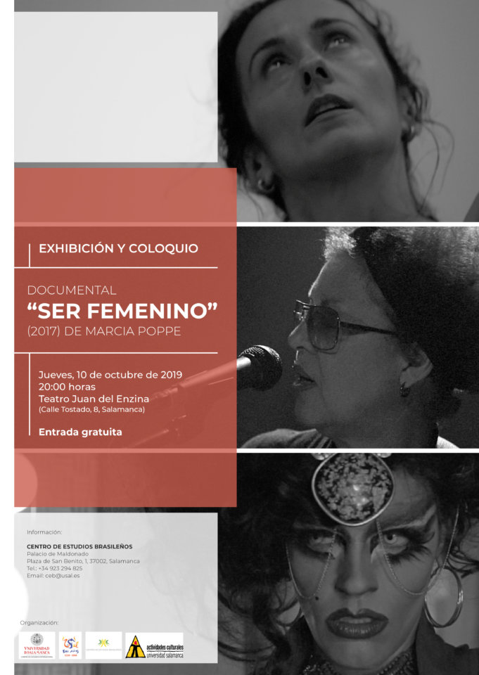 Aula Teatro Juan del Enzina Ser femenino Salamanca Octubre 2019