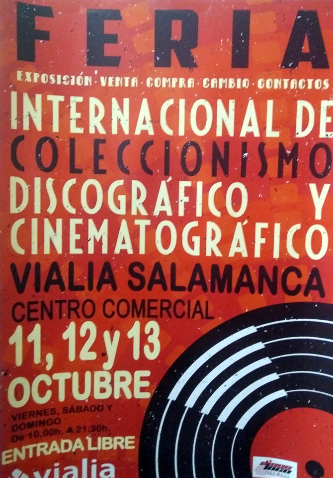 Centro Comercial Vialia Feria Internacional de Coleccionismo Discográfico y Cinematográfico Salamanca Octubre 2019