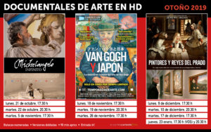 Cines Van Dyck Documentales de Arte Salamanca Otoño 2019