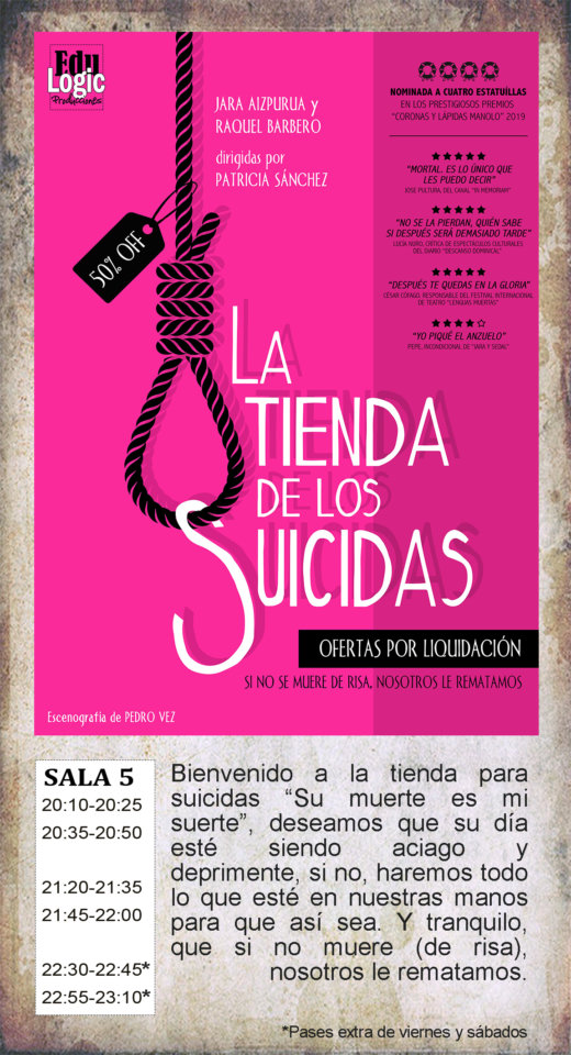 La Malhablada La tienda de los suicidas Salamanca Octubre 2019